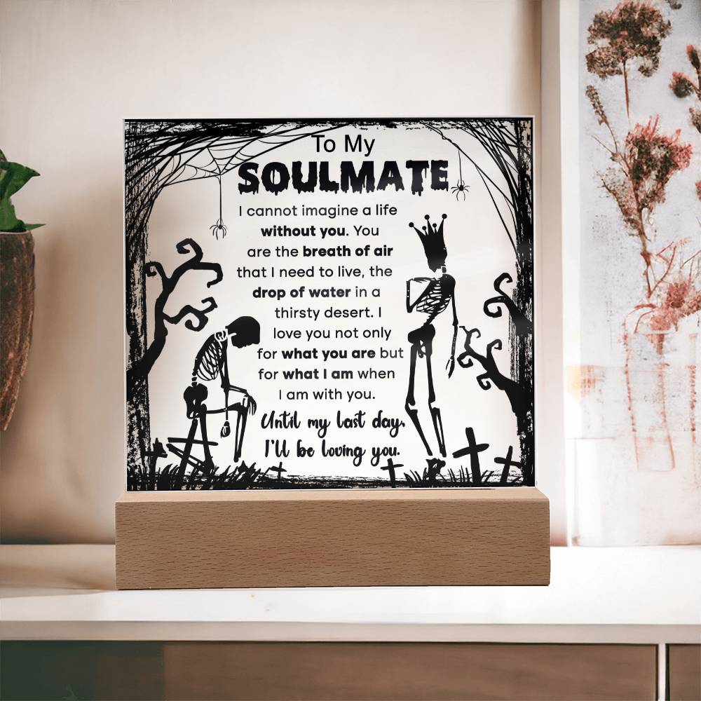 Breath Of Air - Halloween-Themed Acrylic Display Centerpiece For Soulmate