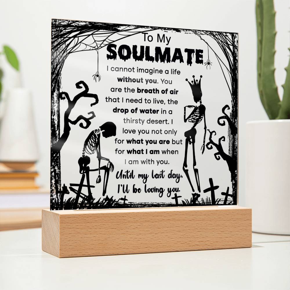 Breath Of Air - Halloween-Themed Acrylic Display Centerpiece For Soulmate
