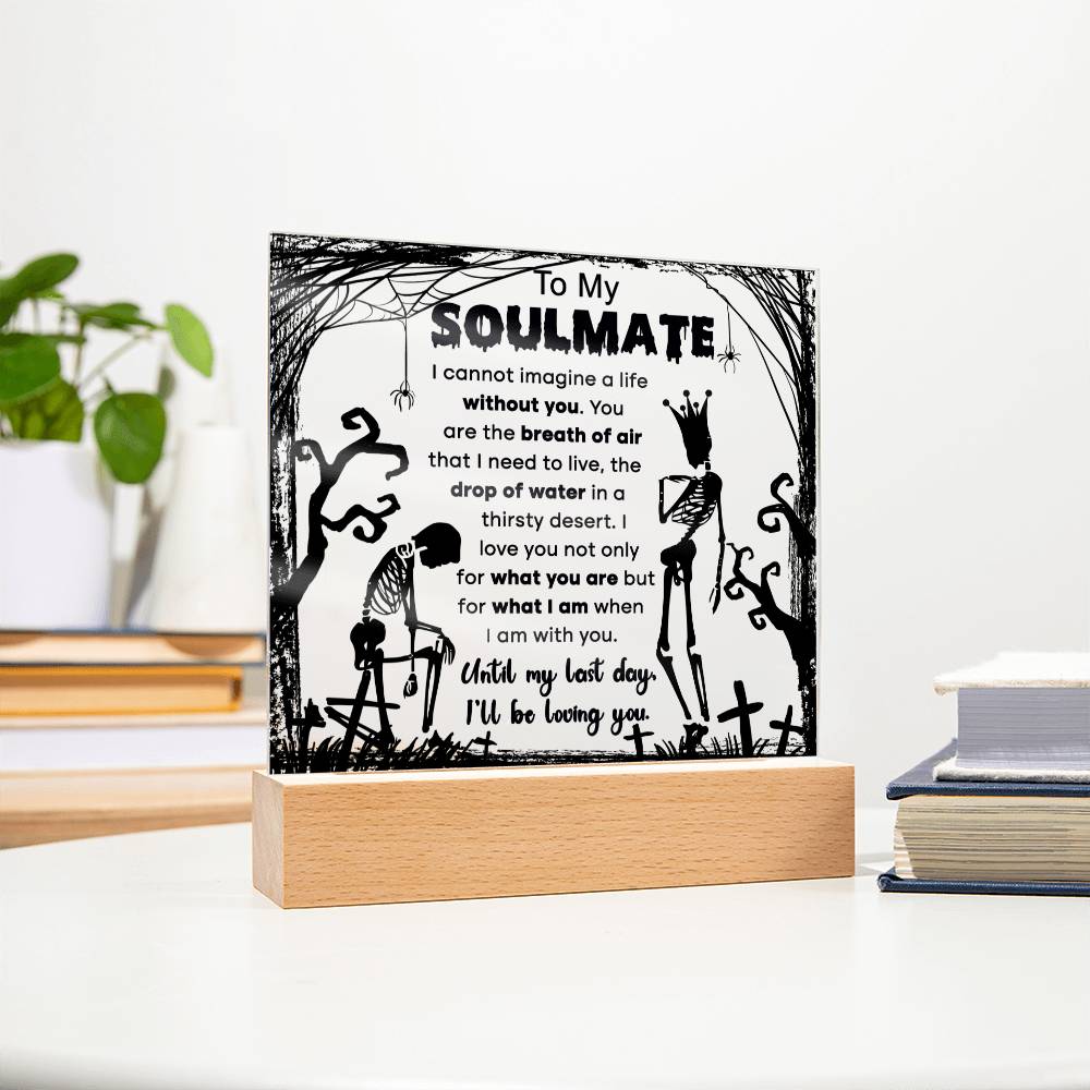 Breath Of Air - Halloween-Themed Acrylic Display Centerpiece For Soulmate