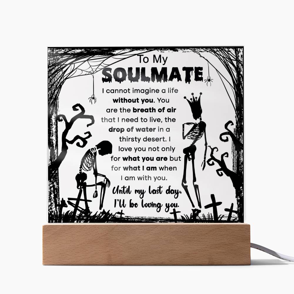 Breath Of Air - Halloween-Themed Acrylic Display Centerpiece For Soulmate