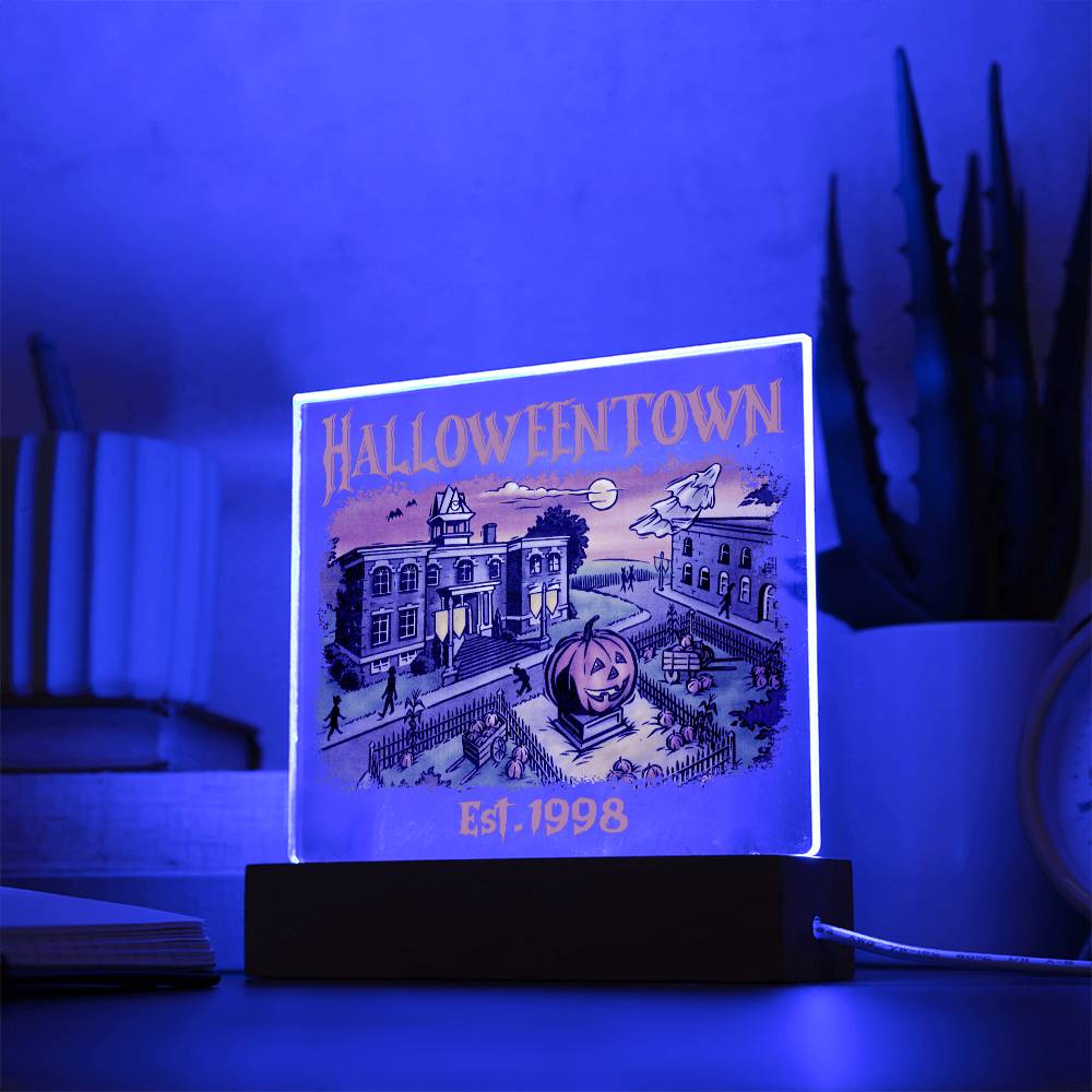 HalloweenTown Acrylic Display Centerpiece