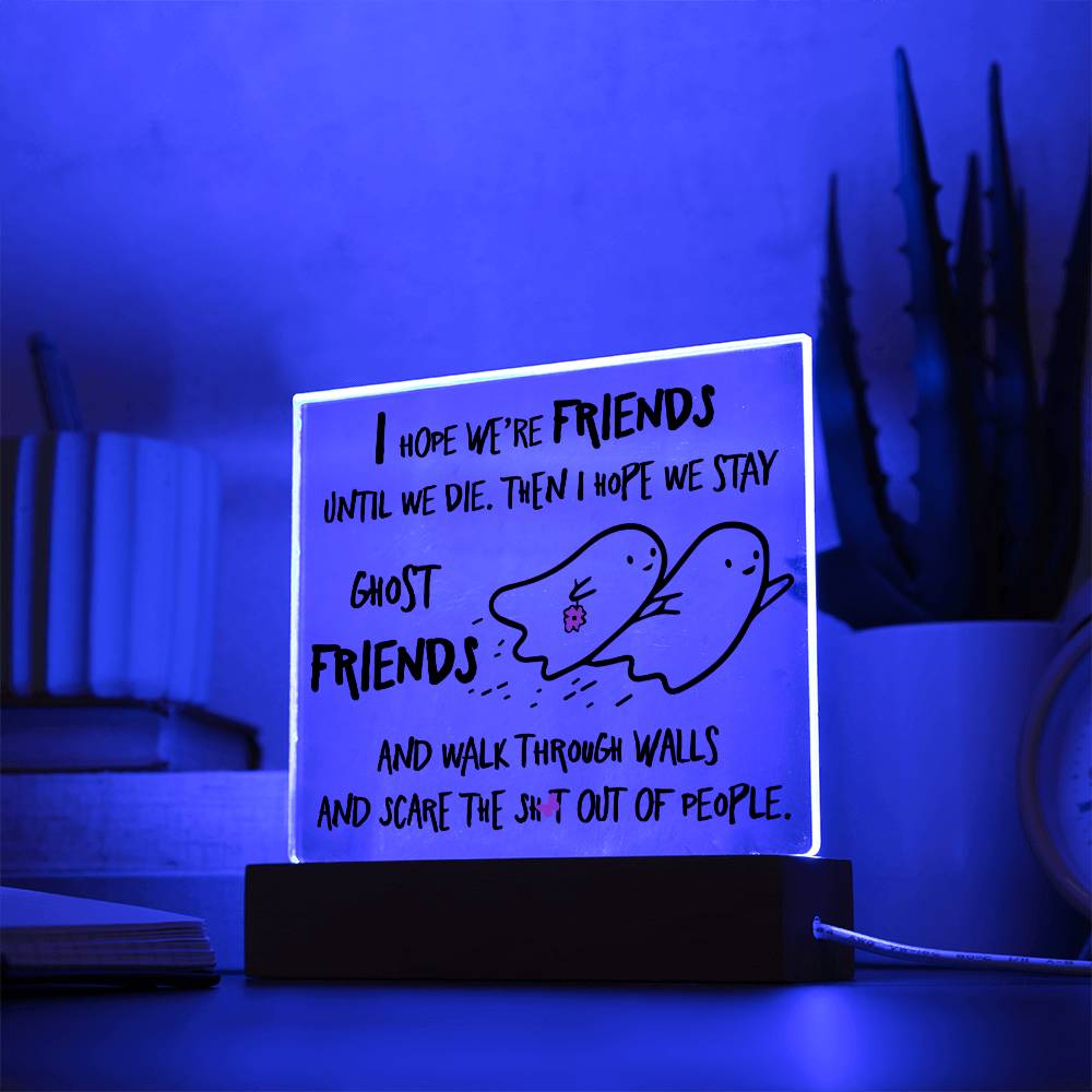 Ghost Friends - Halloween-Themed Acrylic Display Centerpiece