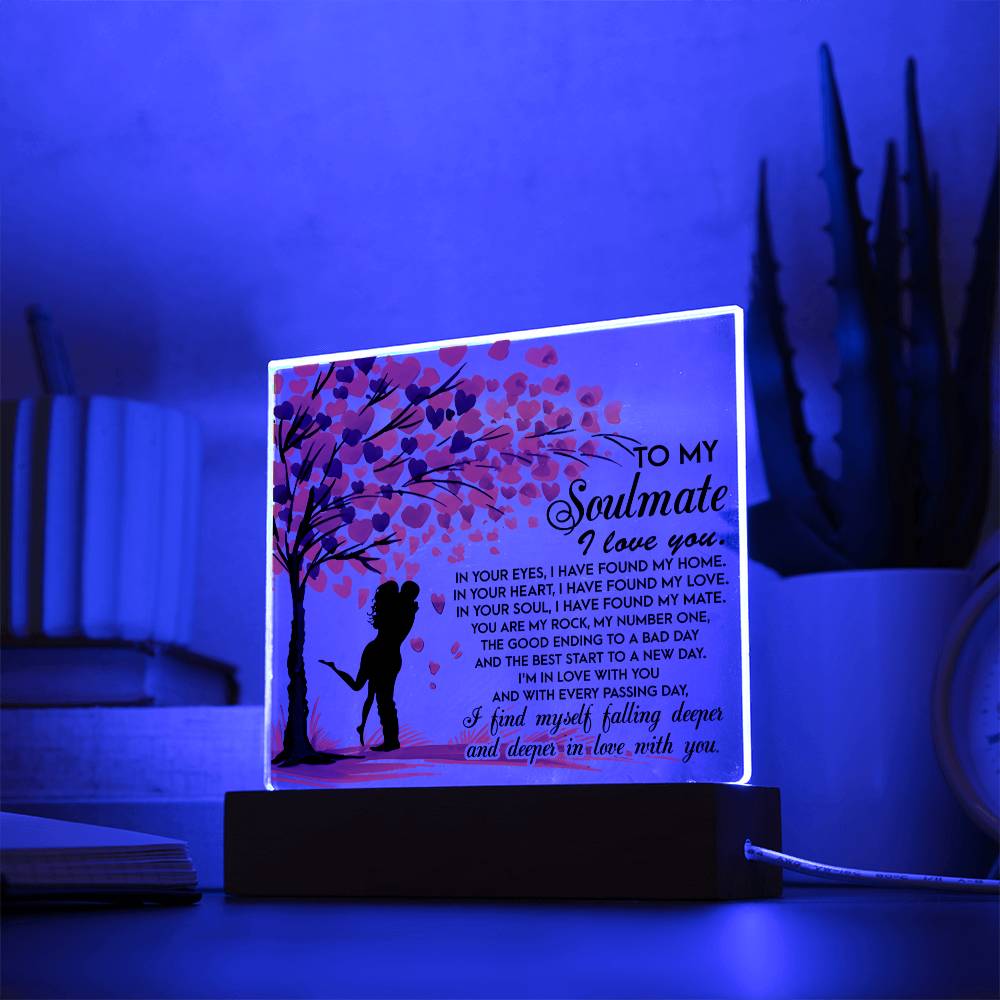 Deeper In Love - Acrylic Display Centerpiece For Soulmate