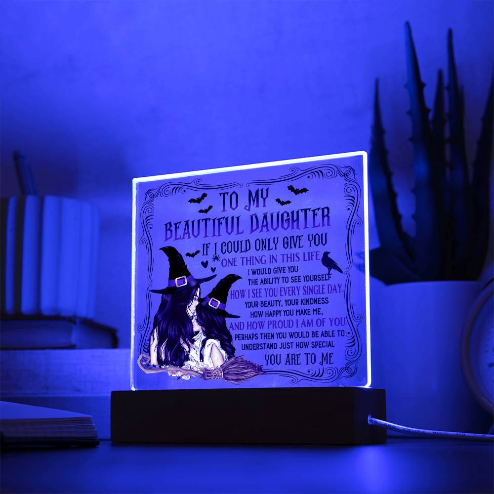 How Special You Are To Me - Halloween-Themed Acrylic Display Centerpiece For Daughter