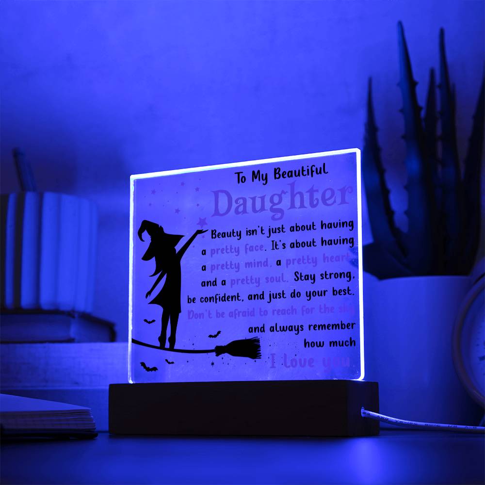 Pretty Soul - Halloween-Themed Acrylic Display Centerpiece For Daughter