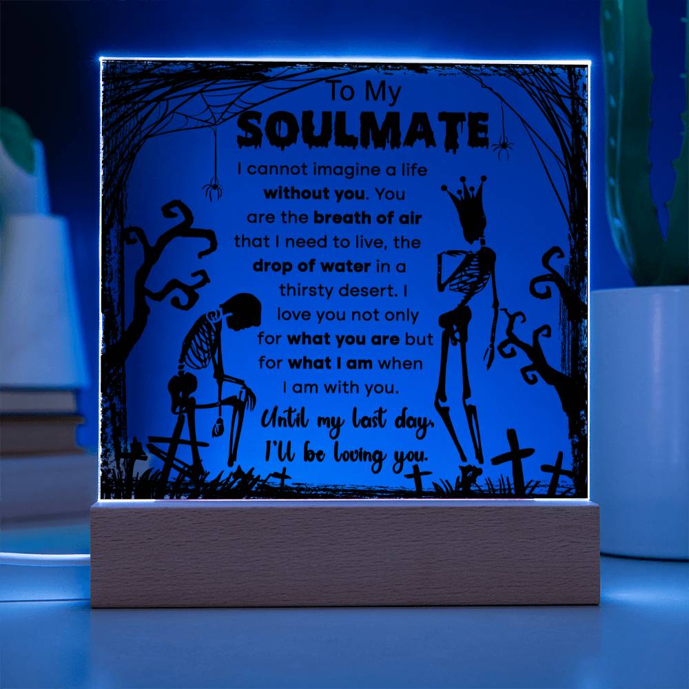 Breath Of Air - Halloween-Themed Acrylic Display Centerpiece For Soulmate