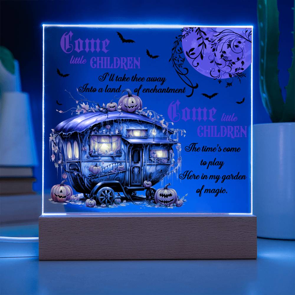 Garden Of Magic - Halloween-Themed Acrylic Display Centerpiece