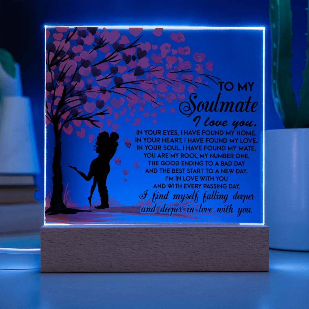 Deeper In Love - Acrylic Display Centerpiece For Soulmate