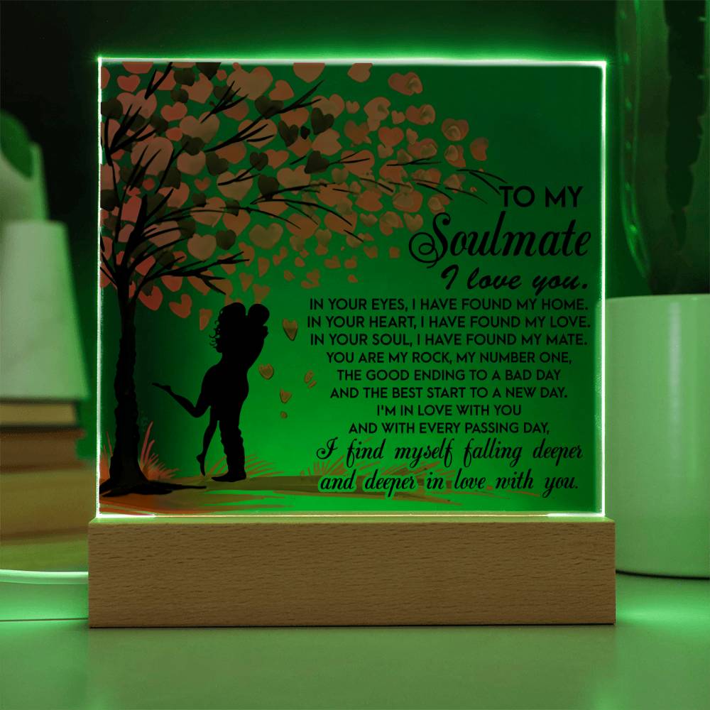 Deeper In Love - Acrylic Display Centerpiece For Soulmate