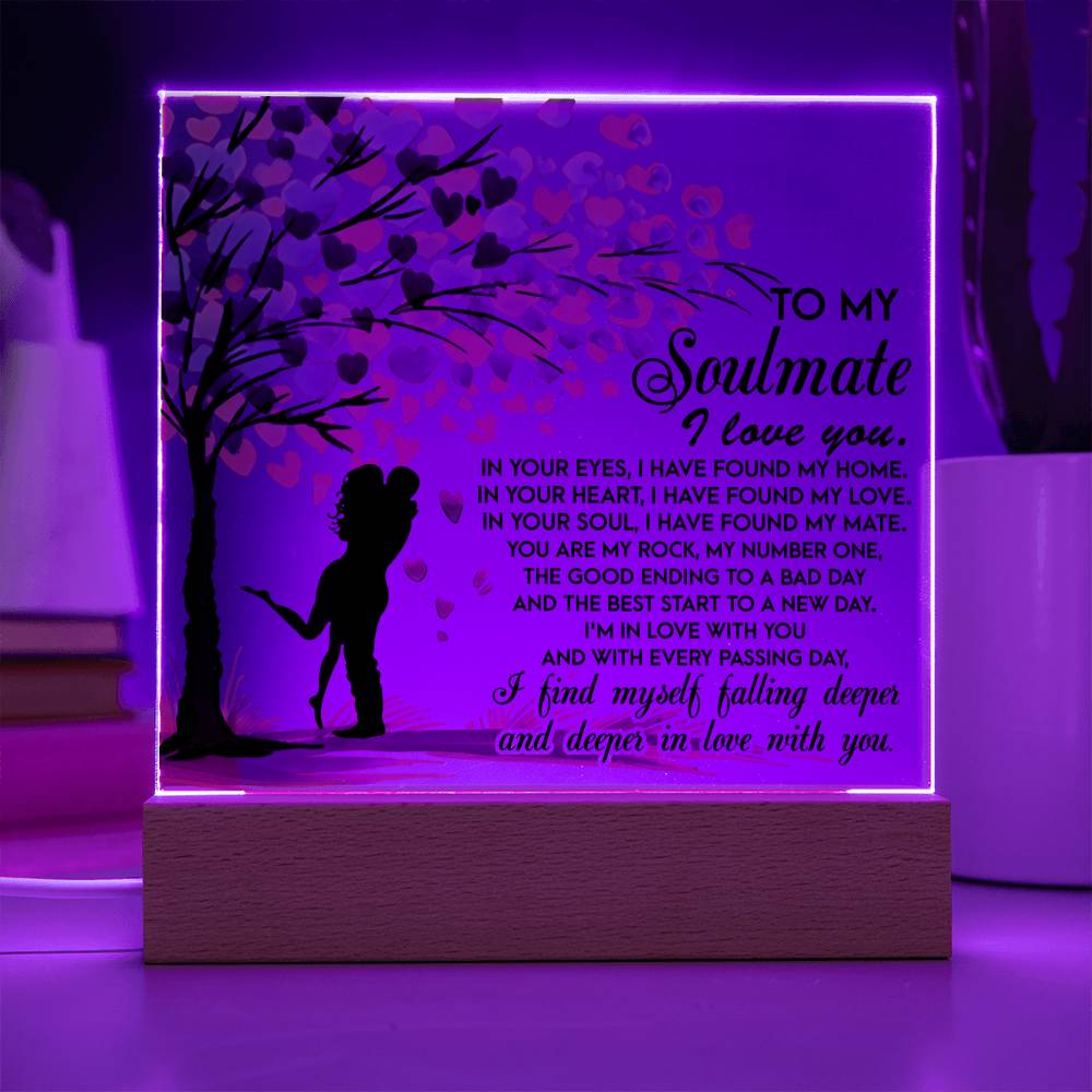 Deeper In Love - Acrylic Display Centerpiece For Soulmate
