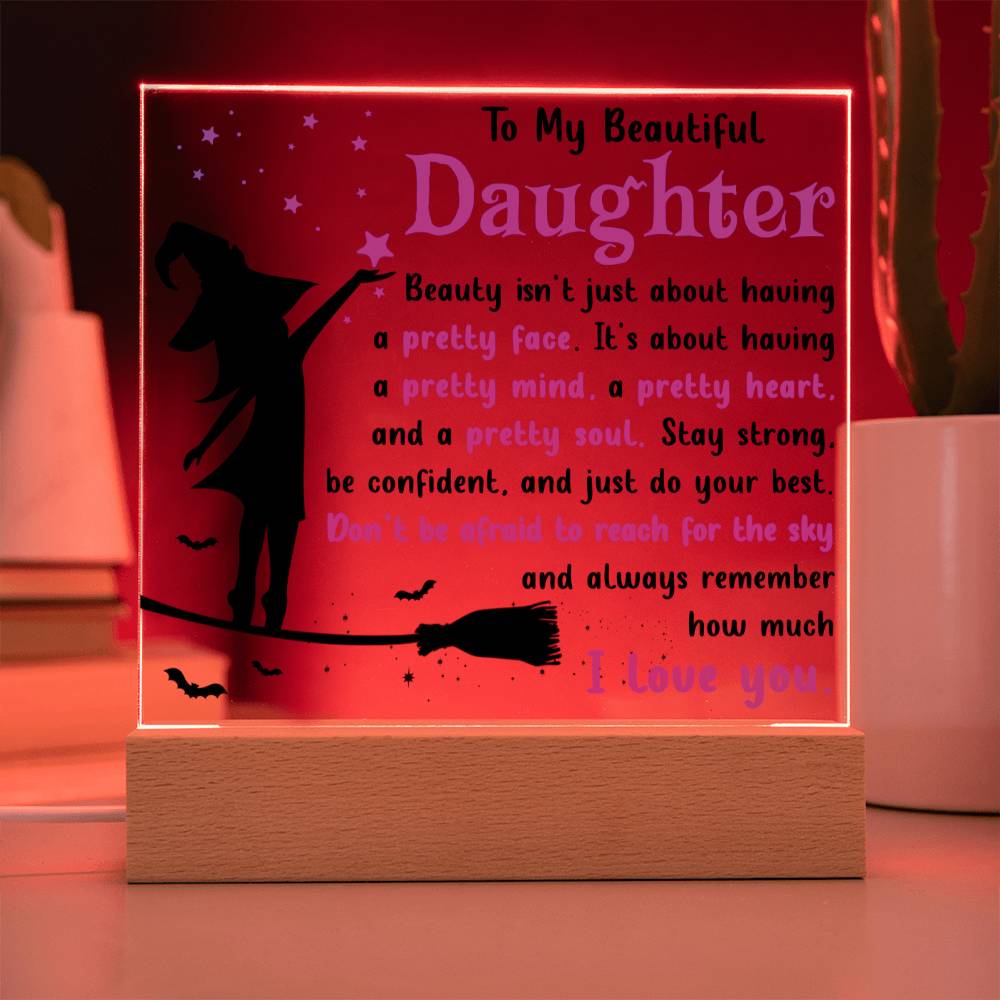 Pretty Soul - Halloween-Themed Acrylic Display Centerpiece For Daughter