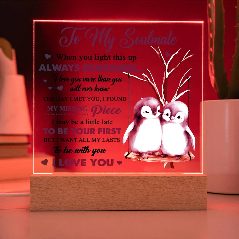 More Than You'll Ever Know - Acrylic Display Centerpiece For Soulmate