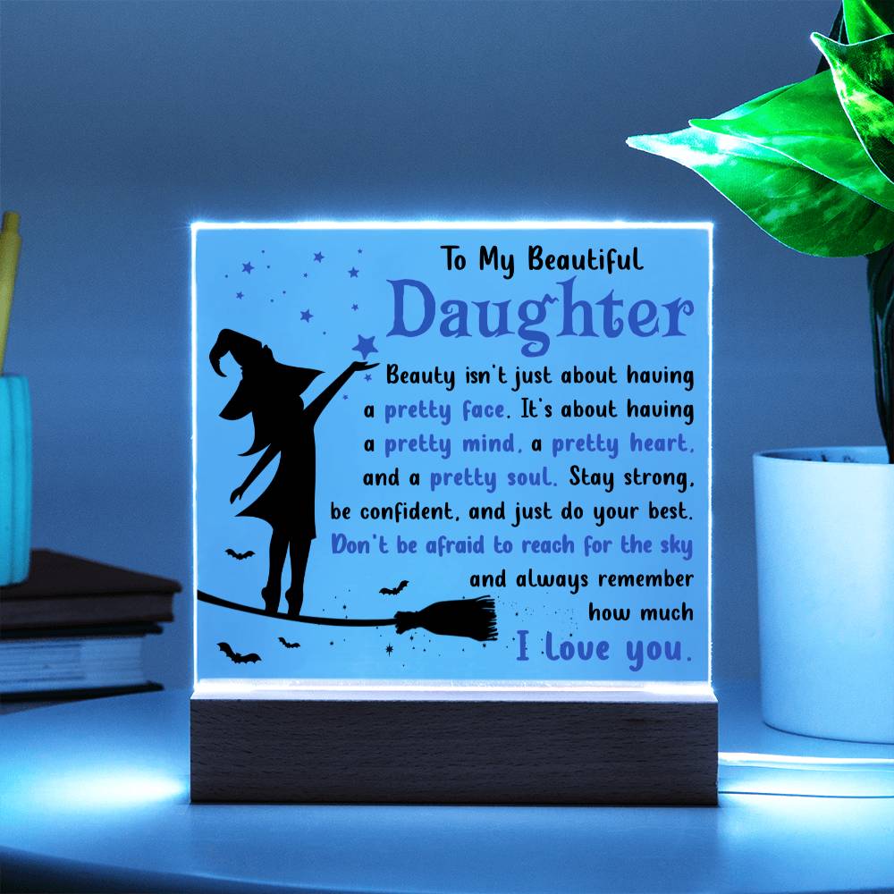 Pretty Soul - Halloween-Themed Acrylic Display Centerpiece For Daughter