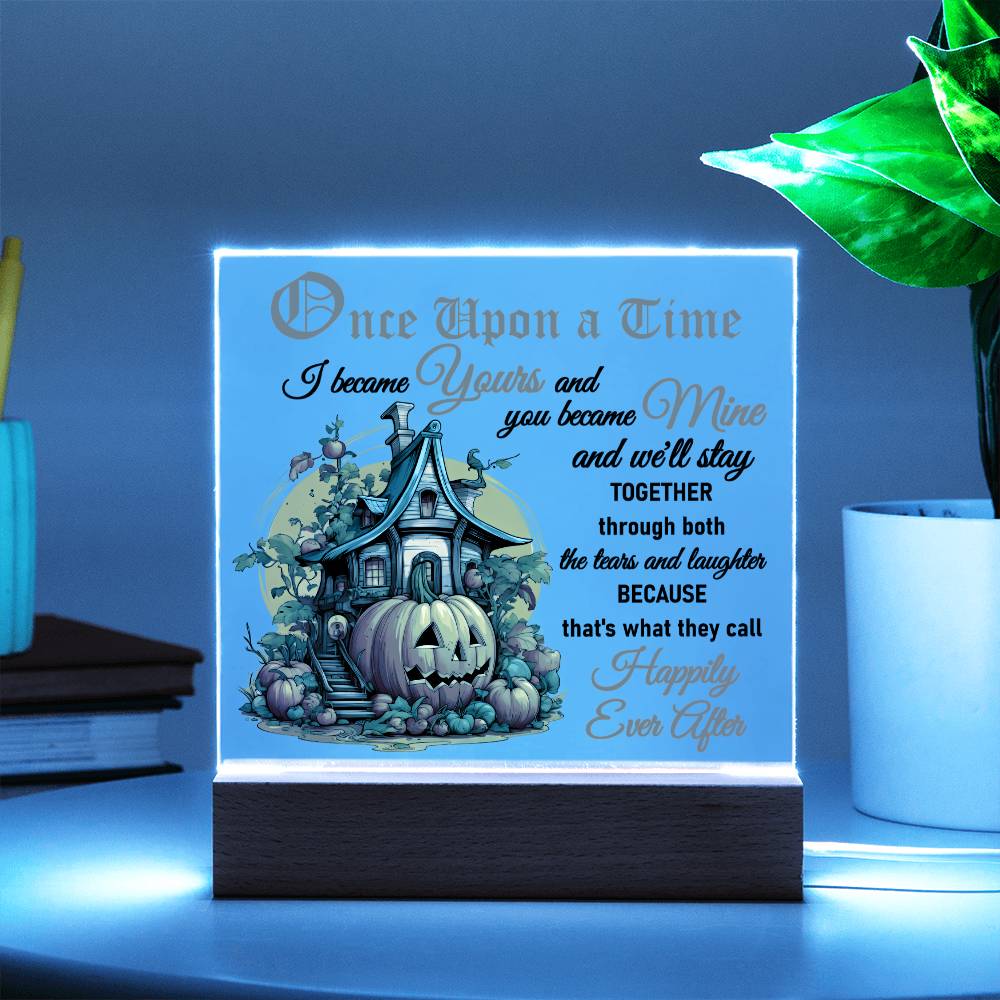 Tears And Laughter - Halloween-Themed Acrylic Display Centerpiece For Soulmate
