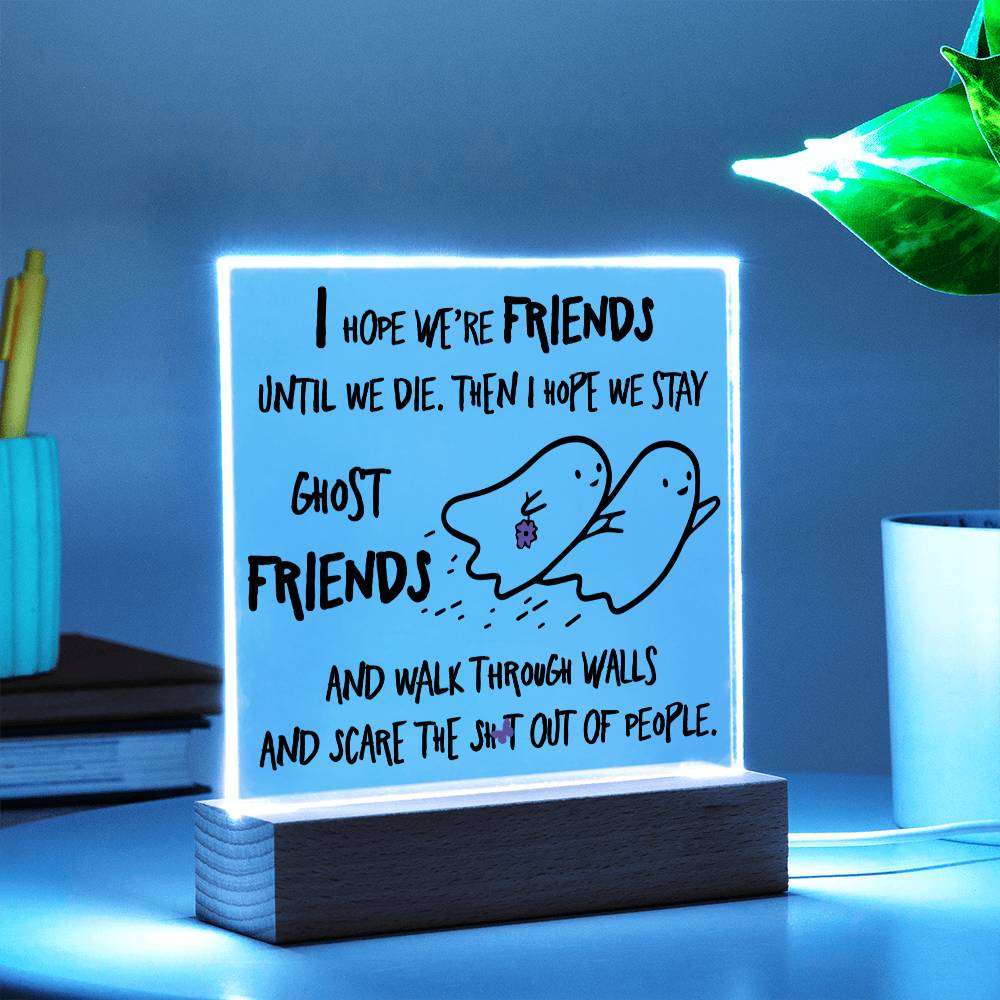 Ghost Friends - Halloween-Themed Acrylic Display Centerpiece