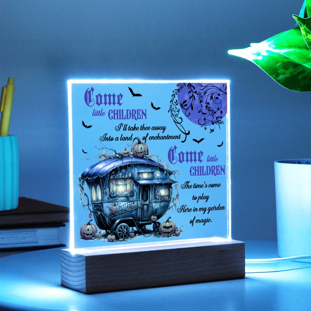 Garden Of Magic - Halloween-Themed Acrylic Display Centerpiece