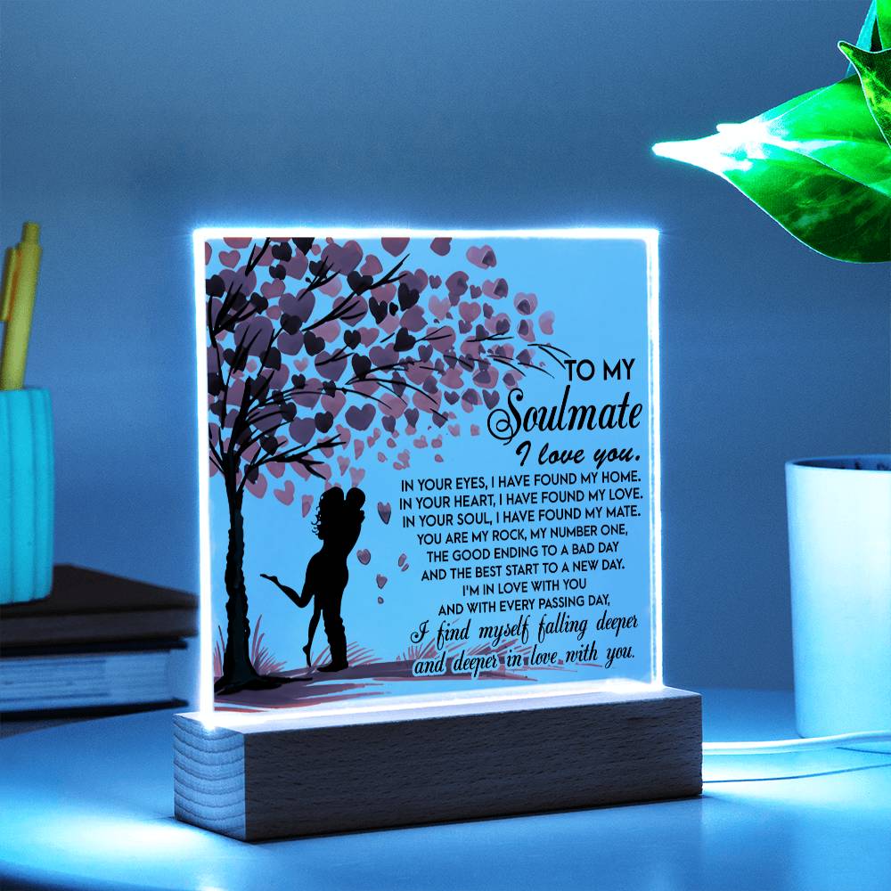 Deeper In Love - Acrylic Display Centerpiece For Soulmate