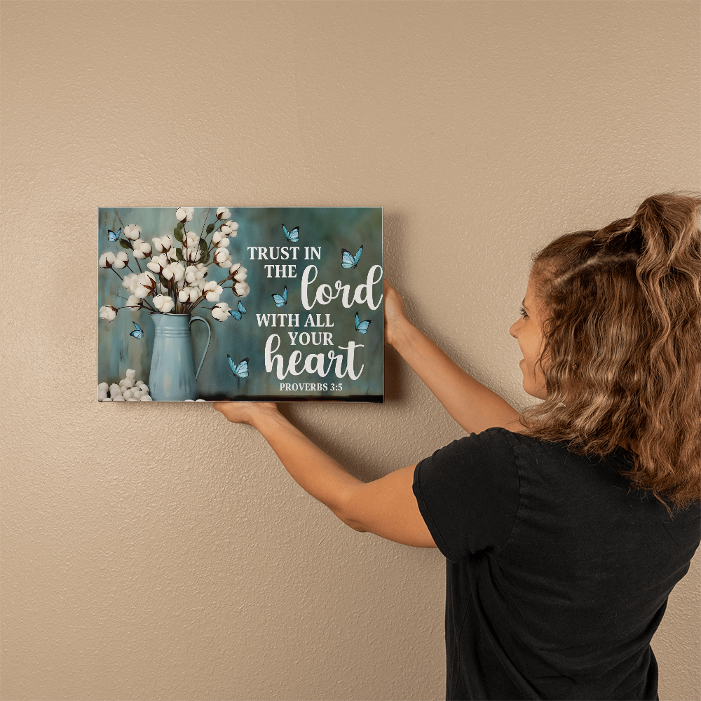 Wholehearted Faith - Gallery Wrapped Canvas Wall Art