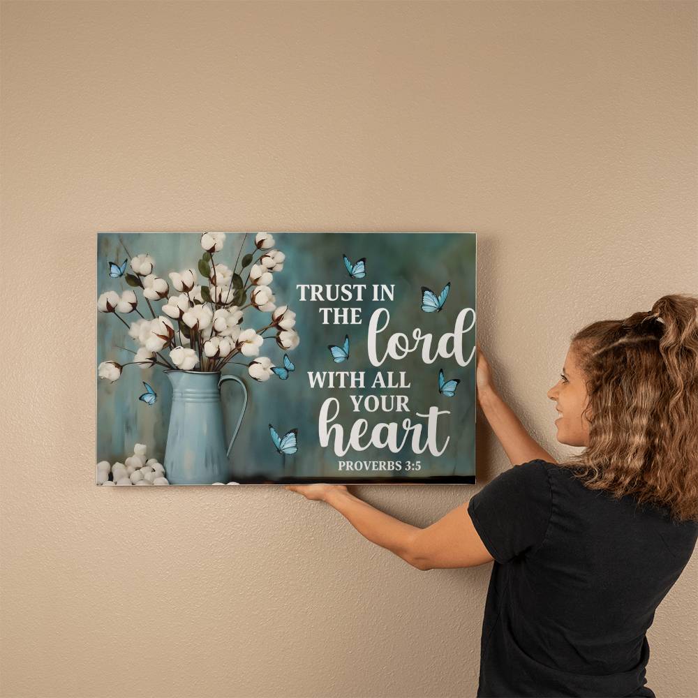 Wholehearted Faith - Gallery Wrapped Canvas Wall Art