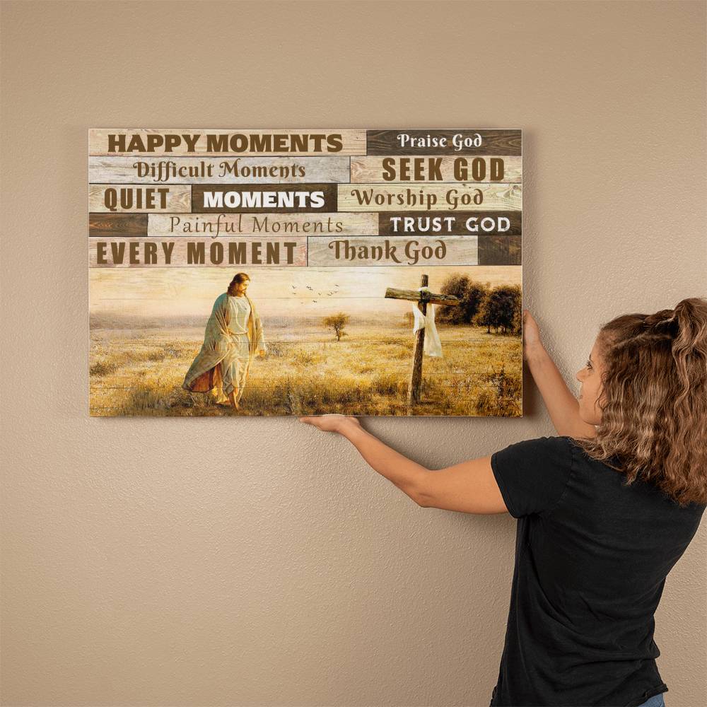 Moments of Faith - Gallery Wrapped Canvas Wall Art