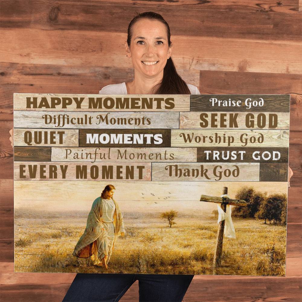 Moments of Faith - Gallery Wrapped Canvas Wall Art