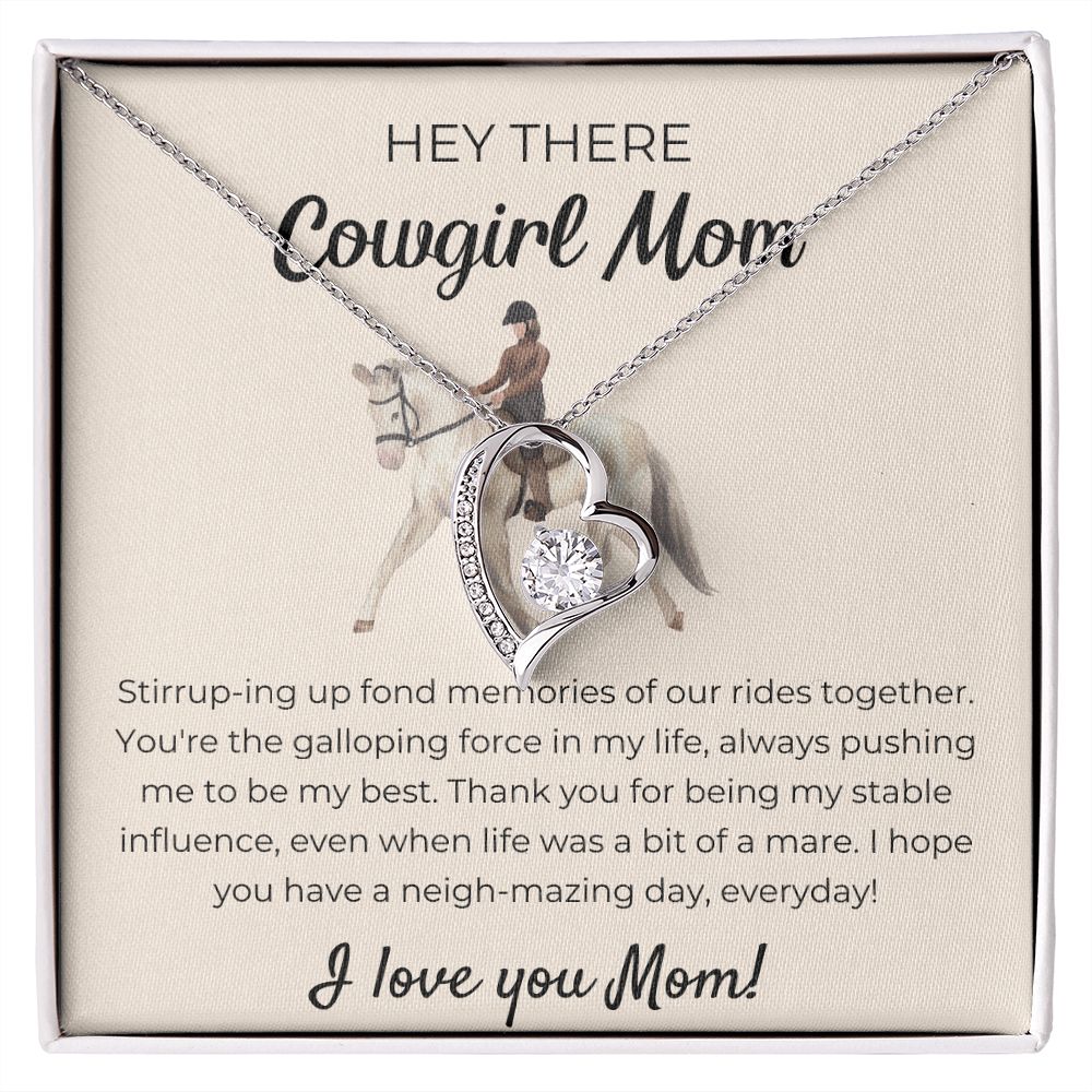 Forever Love Necklace For Cowgirl Mom