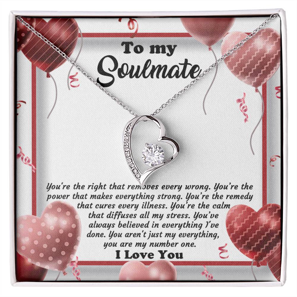 My Number One - Forever Love Necklace For Soulmate