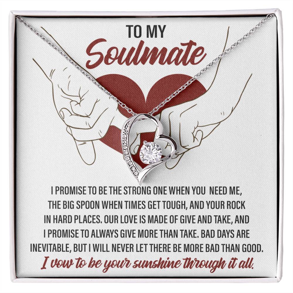 Your Sunshine Through It All - Forever Love Necklace For Soulmate