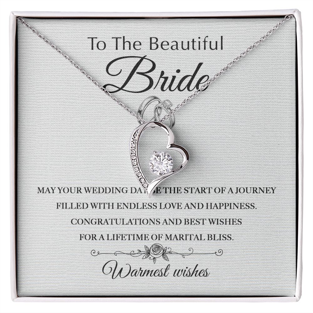 Lifetime Of Marital Bliss - Forever Love Necklace For Bride