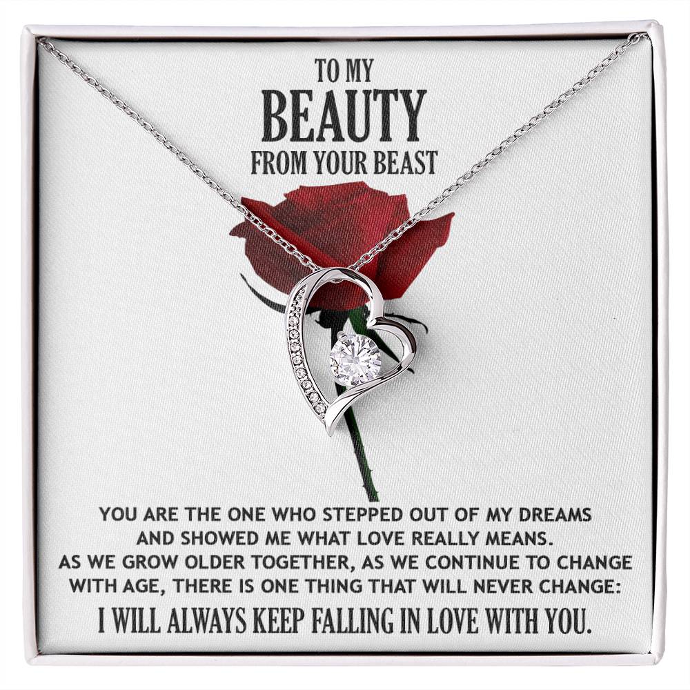What Love Really Means - Forever Love Necklace For Your Beauty