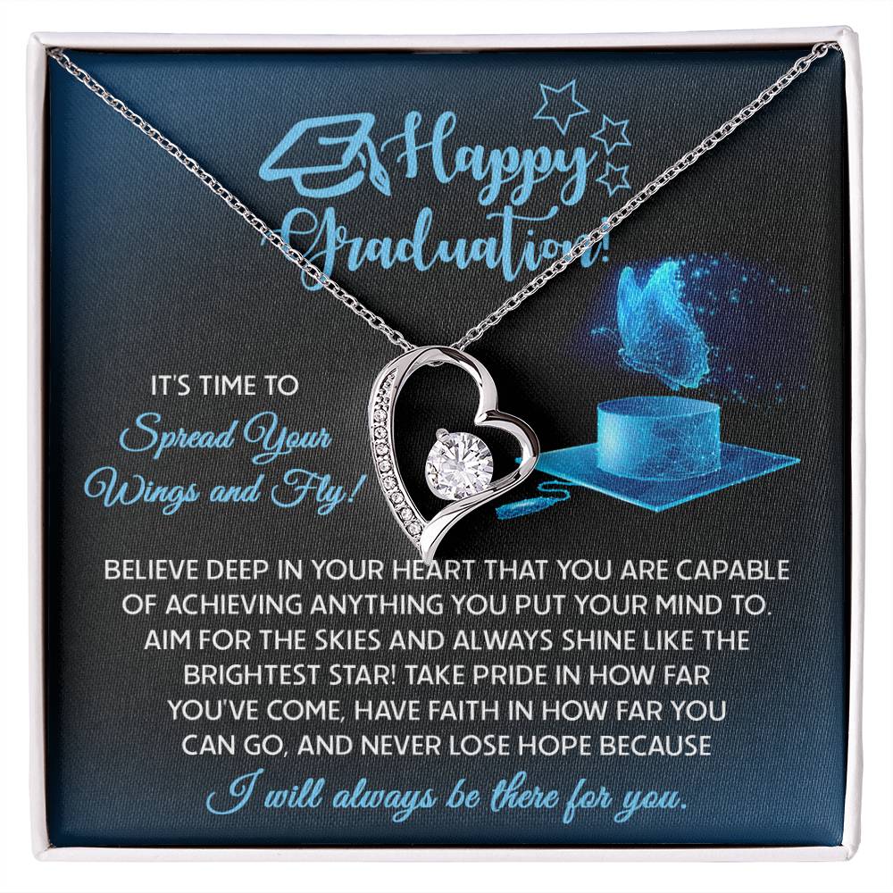 Spread Your Wings - Forever Love Necklace For Graduate At Graduation