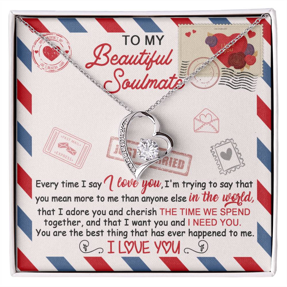 I Need You - Forever Love Necklace For Soulmate