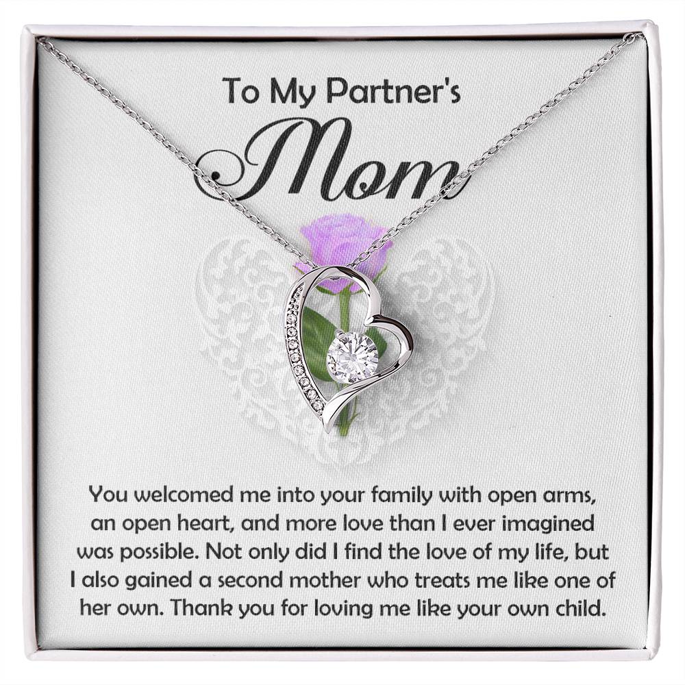 Like Your Own Child - Forever Love Necklace For Partner's Mom