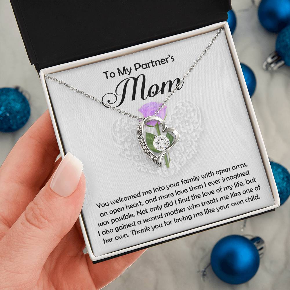 Like Your Own Child - Forever Love Necklace For Partner's Mom