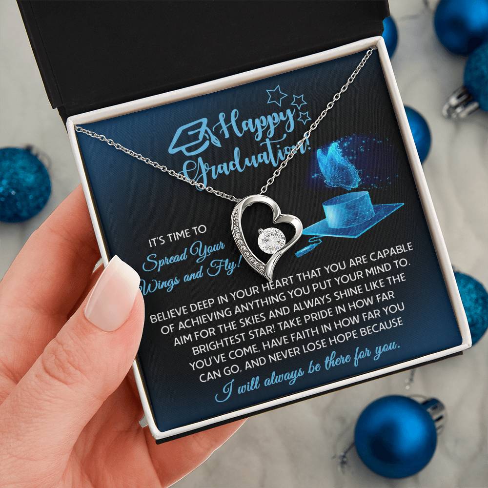 Spread Your Wings - Forever Love Necklace For Graduate At Graduation