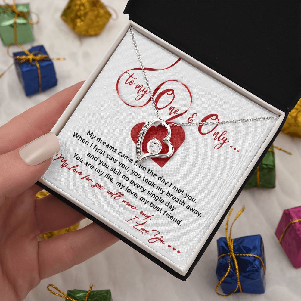 The Day I Met You - Forever Love Necklace For Your One & Only