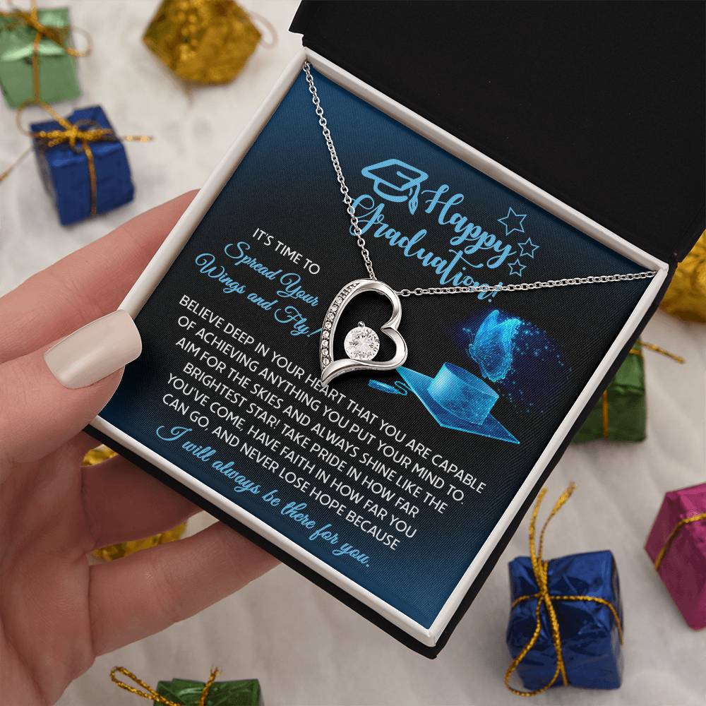 Spread Your Wings - Forever Love Necklace For Graduate At Graduation