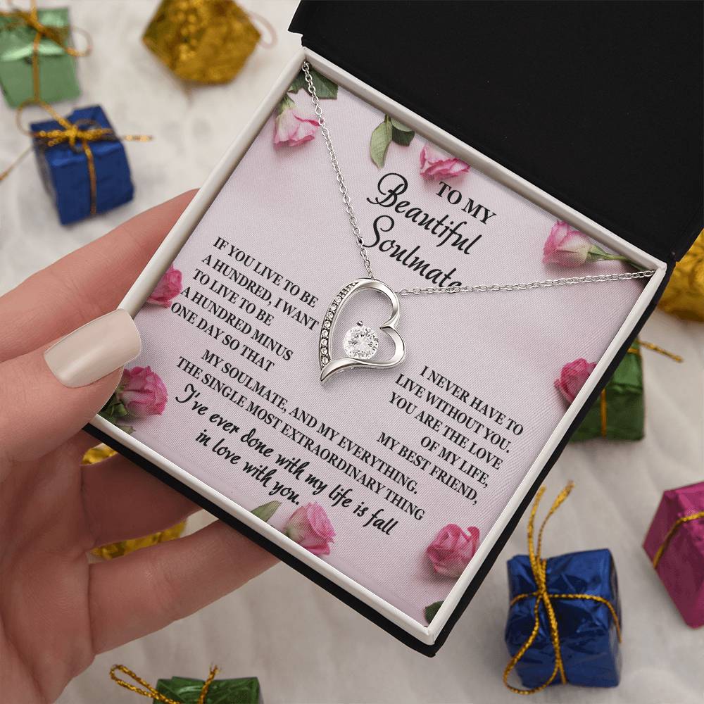 Single Most Extraordinary Thing - Forever Love Necklace For Soulmate