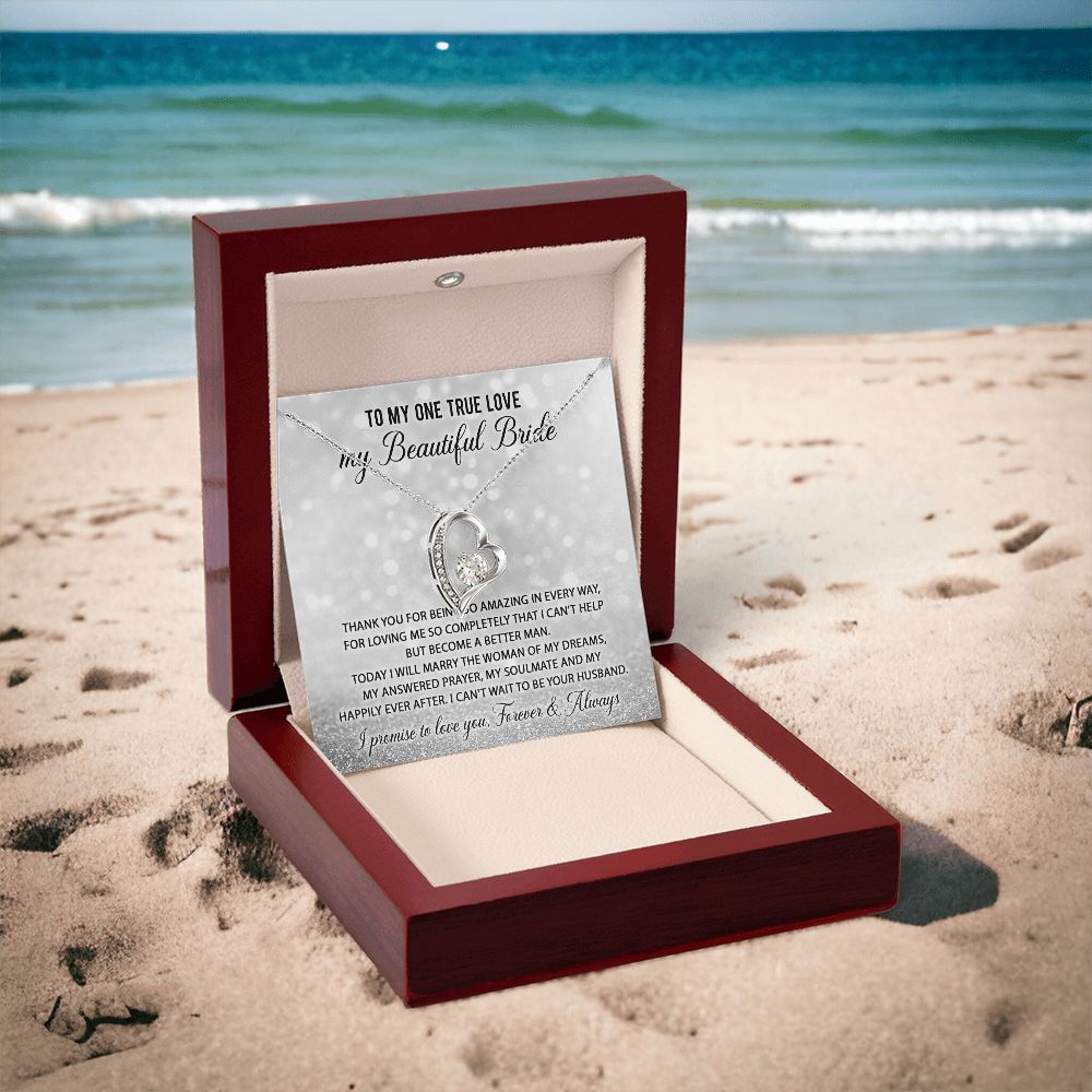Can't Wait To Be Your Husband - Forever Love Necklace For Bride