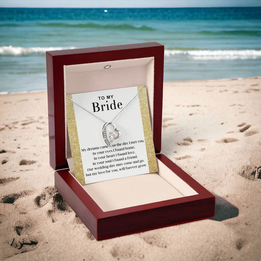My Love For You - Forever Love Necklace For Bride