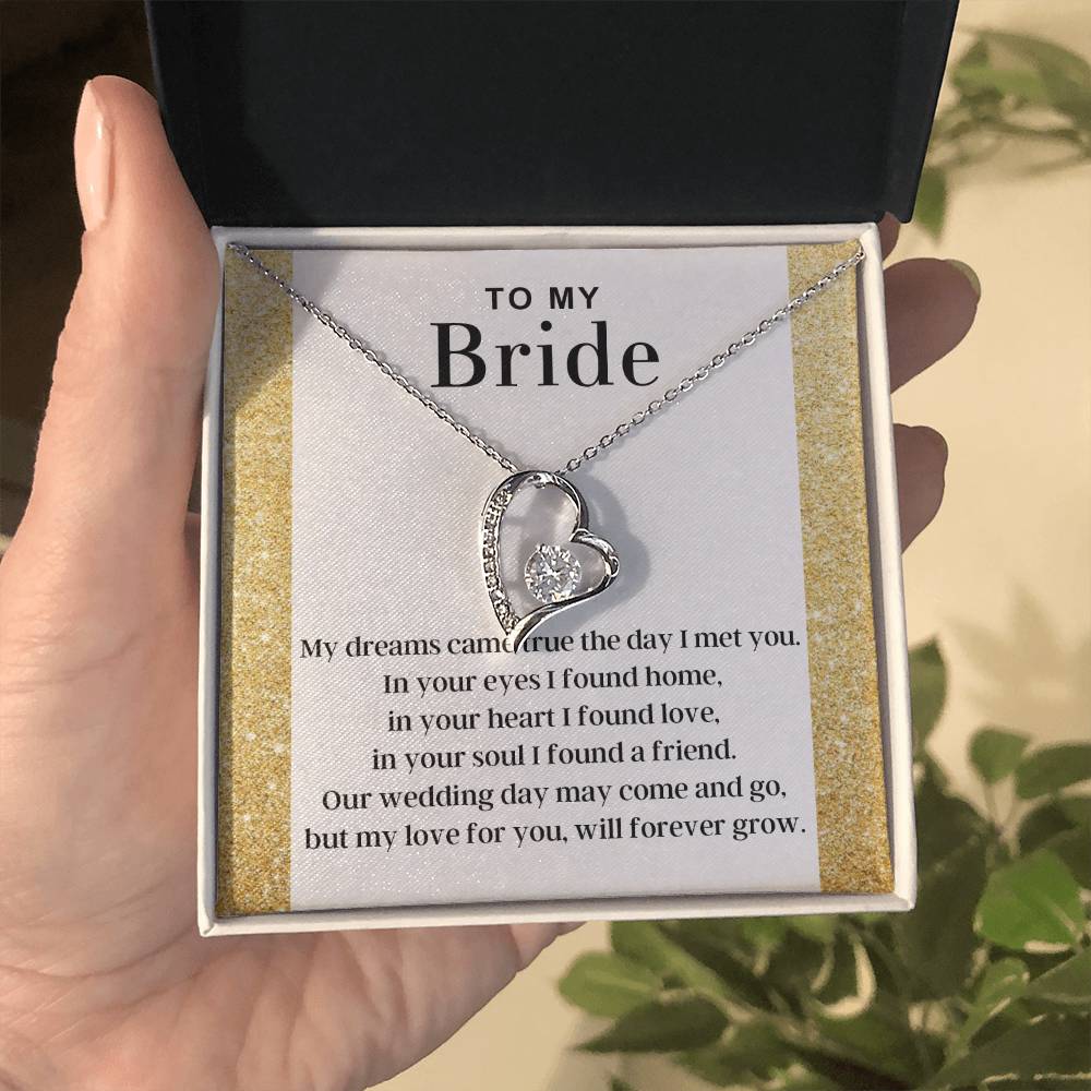 My Love For You - Forever Love Necklace For Bride