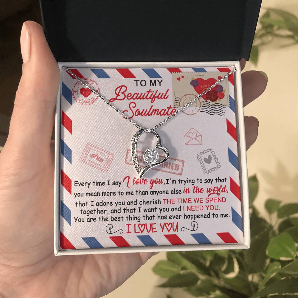 I Need You - Forever Love Necklace For Soulmate