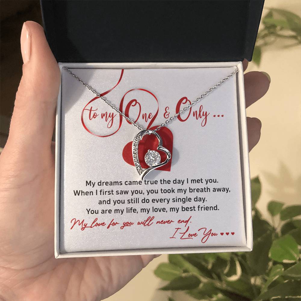 The Day I Met You - Forever Love Necklace For Your One & Only