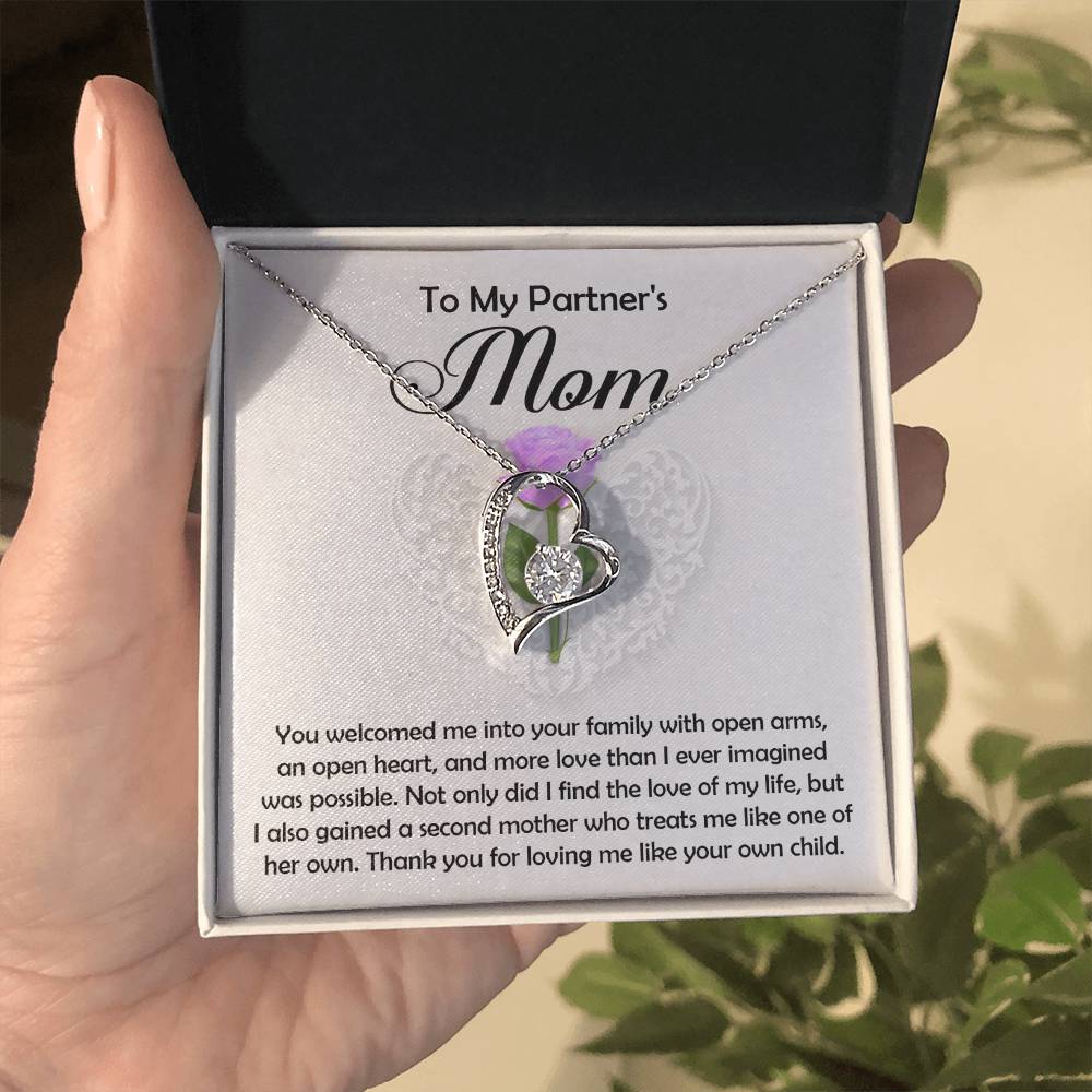 Like Your Own Child - Forever Love Necklace For Partner's Mom