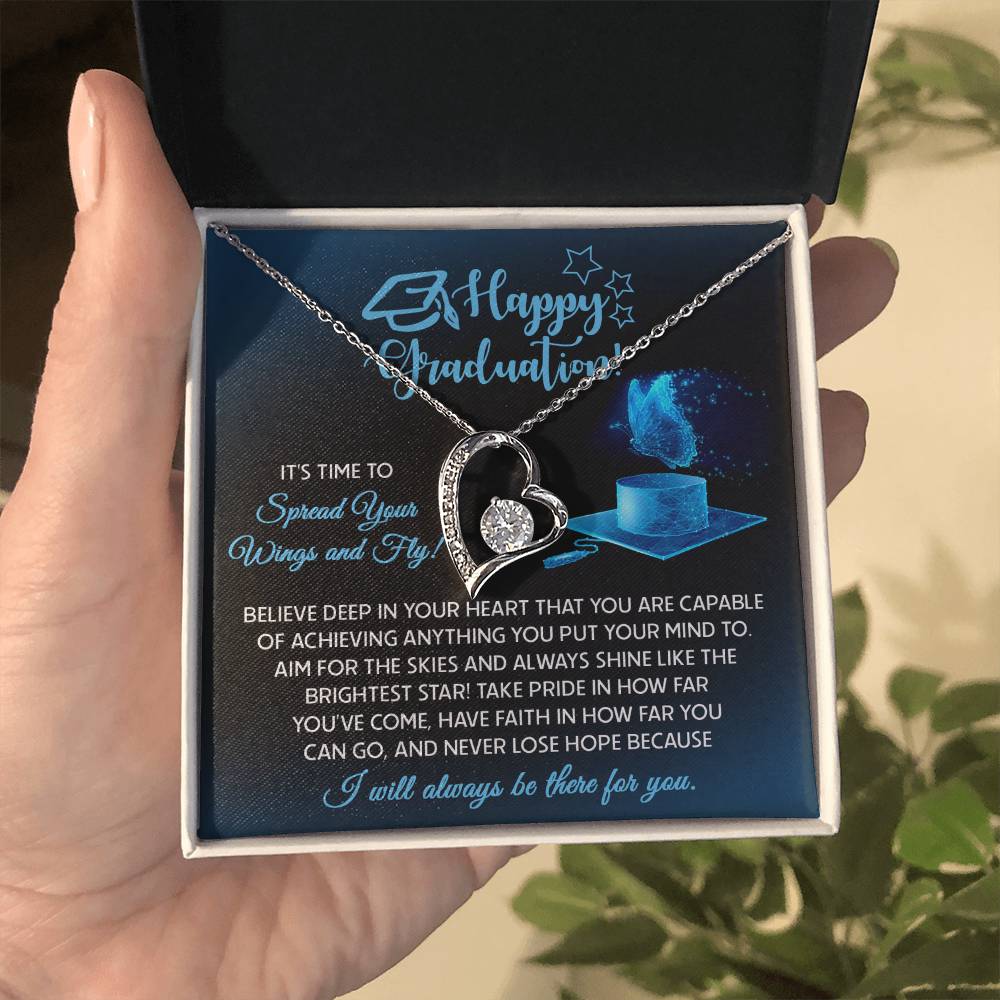 Spread Your Wings - Forever Love Necklace For Graduate At Graduation