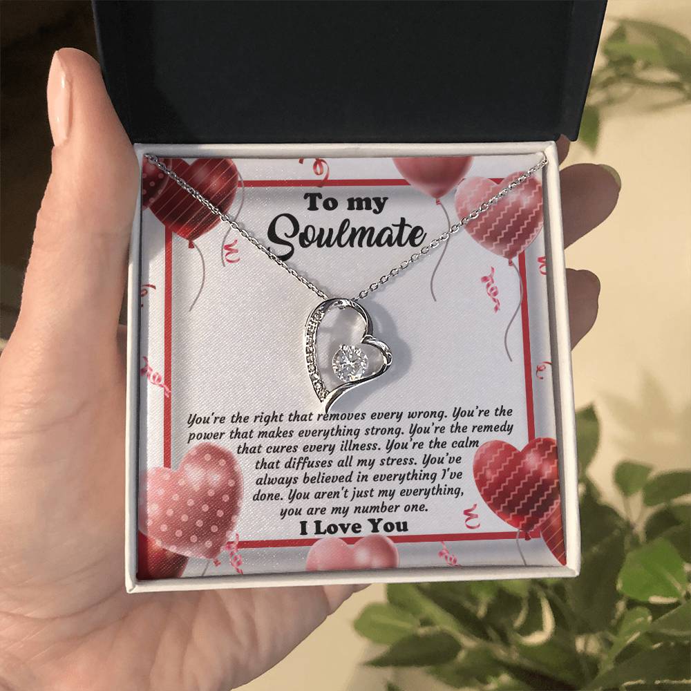 My Number One - Forever Love Necklace For Soulmate