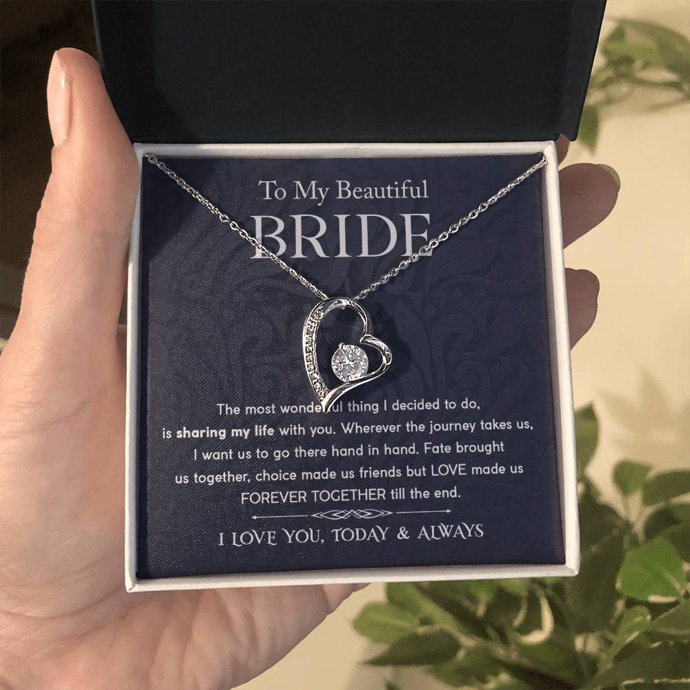 Forever Together - Forever Love Necklace For Bride