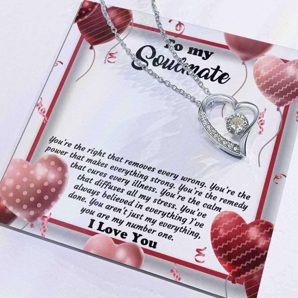 My Number One - Forever Love Necklace For Soulmate
