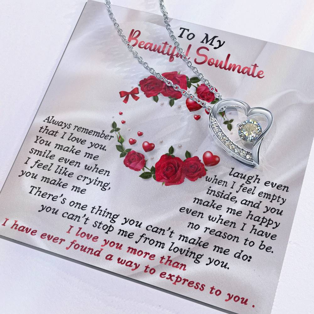 Can't Stop Me From Loving You - Forever Love Necklace For Soulmate