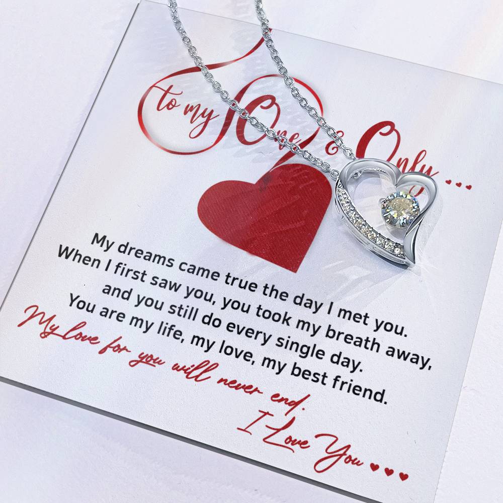 The Day I Met You - Forever Love Necklace For Your One & Only